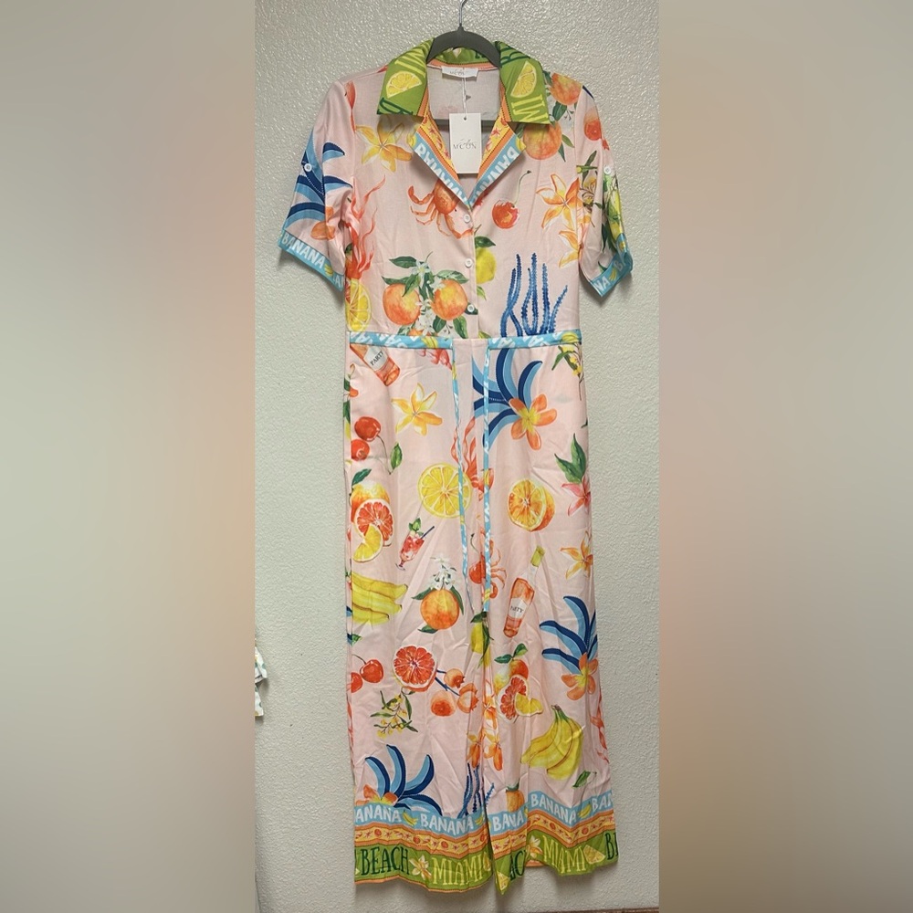 NWT Endless Moon Jumpsuit - Linen-like - Size M